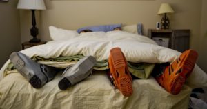 bootfitting scarponi da sci a letto