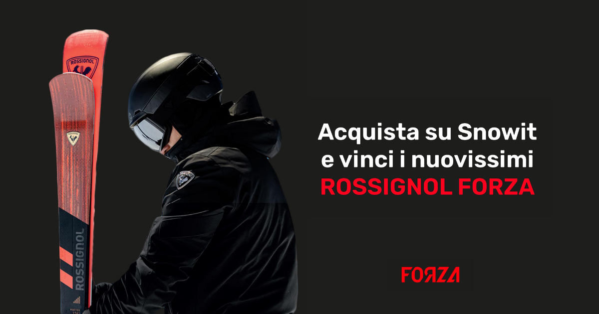 Concorso snowit e Rossignol, vinci nuovi sci rossignol Forza