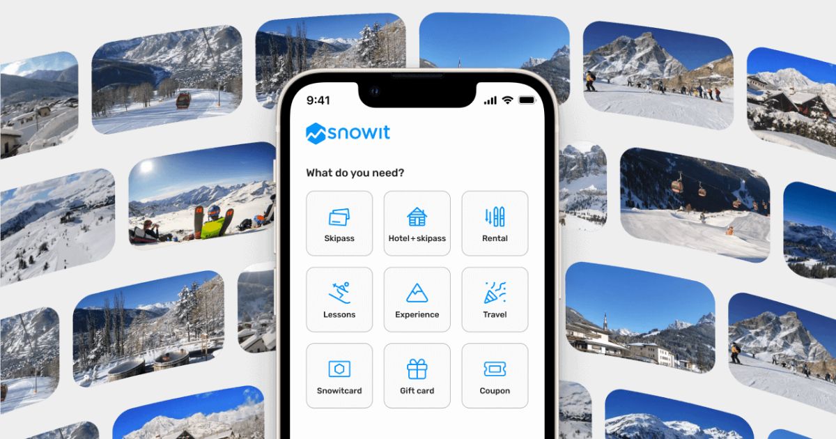 4 x Snowitcard - Multi-location Online Skipass Card : : Fashion