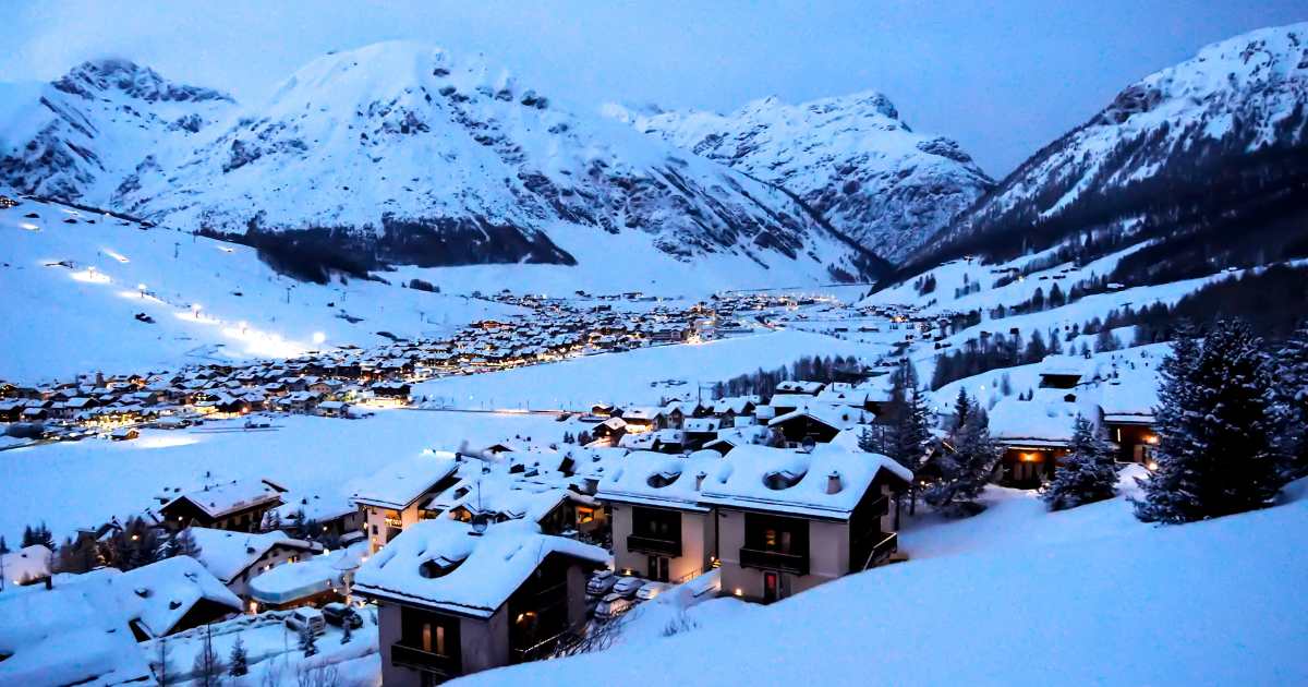 Hüttenabendessen Livigno