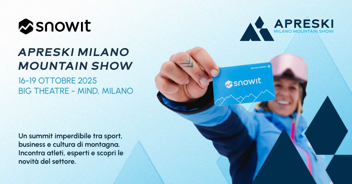 Snowit ad apreski milano mountain show