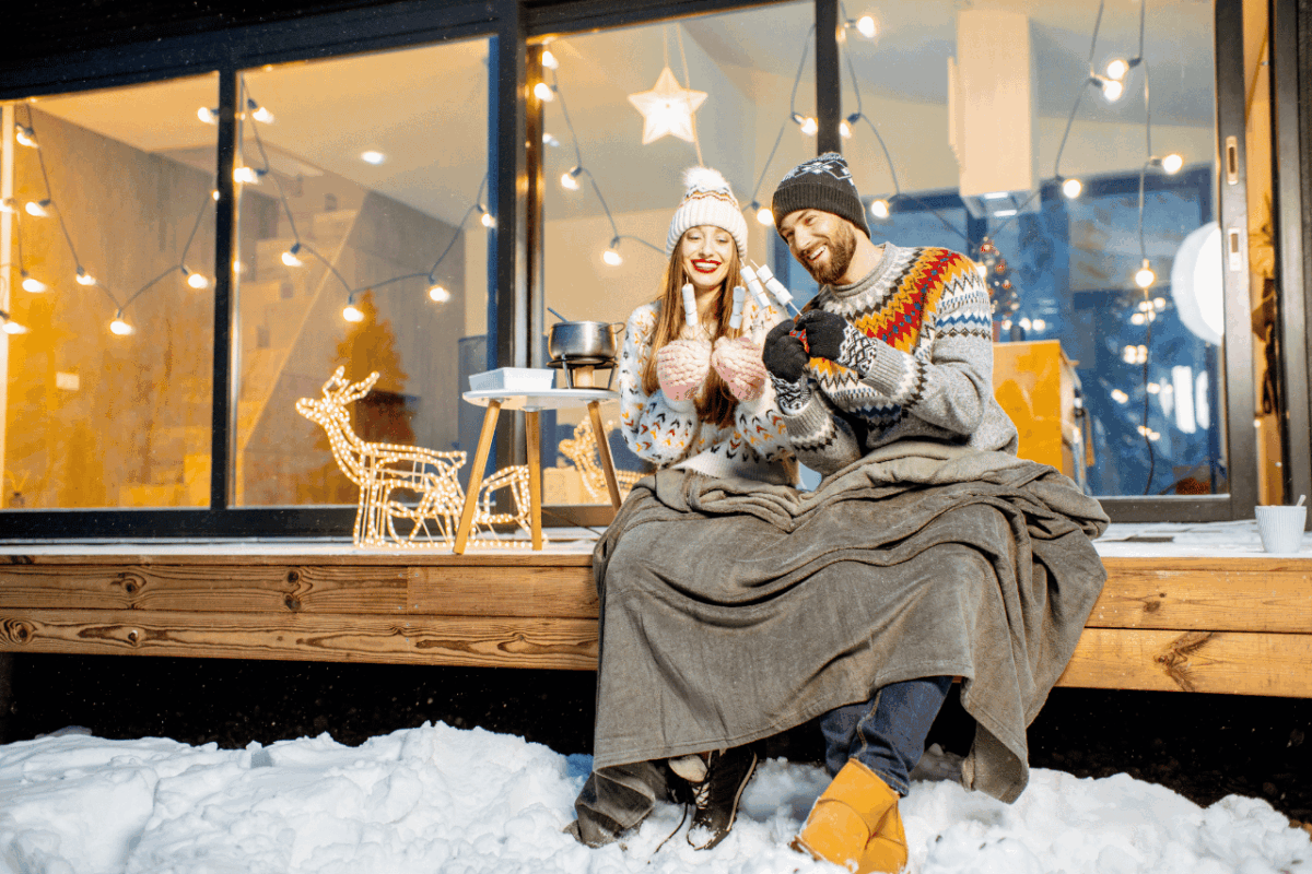 vacanza sulla neve romantica